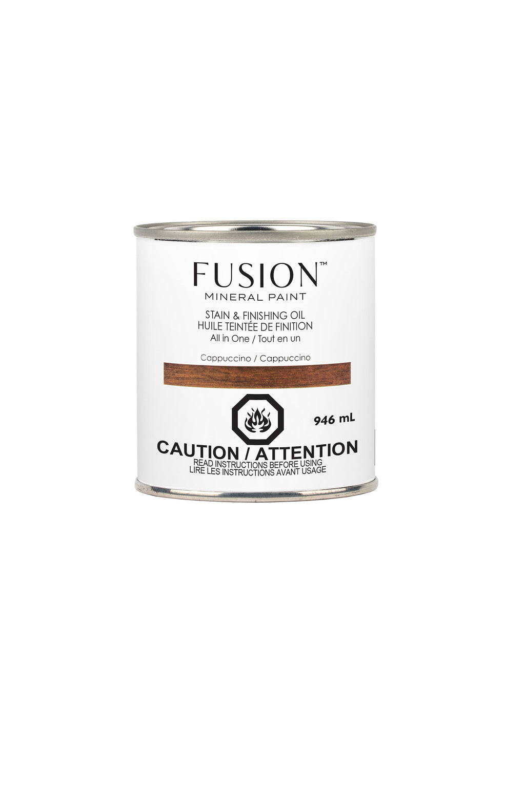 Stain & Finishing Oil (SFO - All in One) - Cappuccino - Fusion Mineral Paint