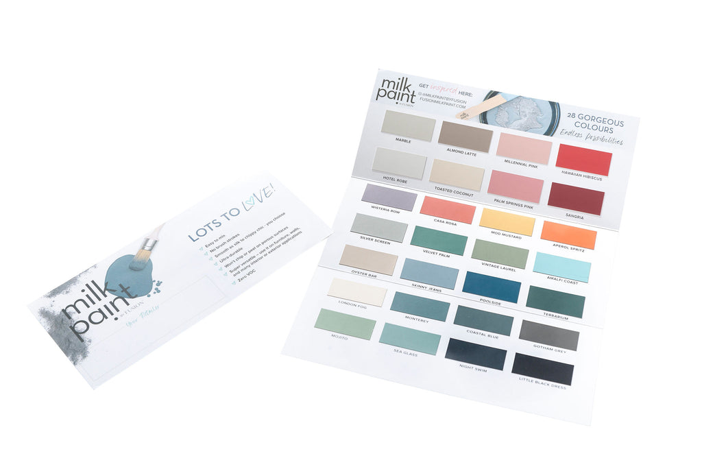 Real Colour Card - milk paint by Fusion