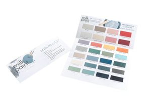 Real Colour Card - milk paint by Fusion