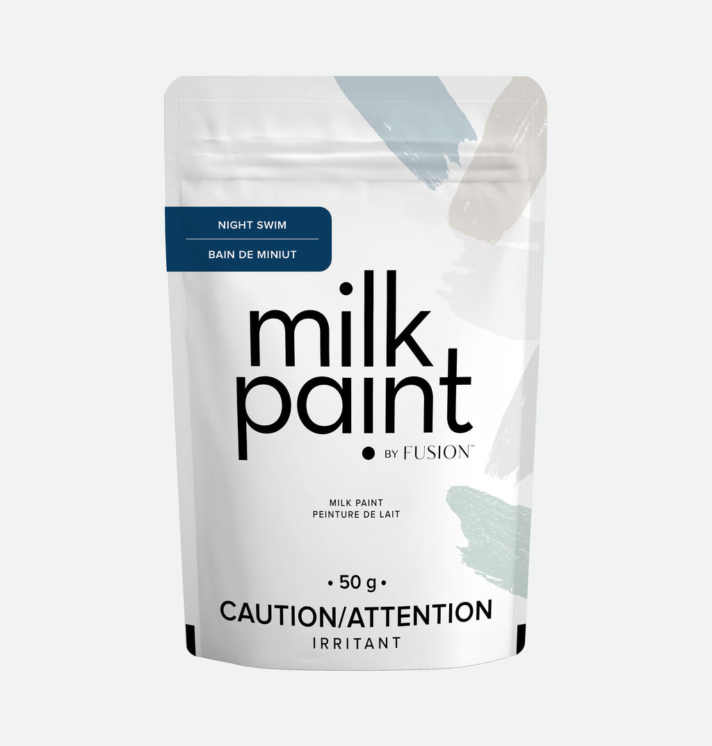 Night Swim - milk paint by Fusion