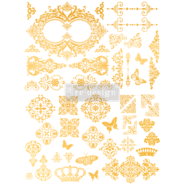 redesign with Prima - Transfers - Gold Foil
