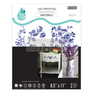 Redesign Decor H2O Petites Transfer - Azure Florals II