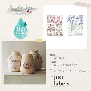 Redesign Decor H2O Petites Transfer - Just Labels