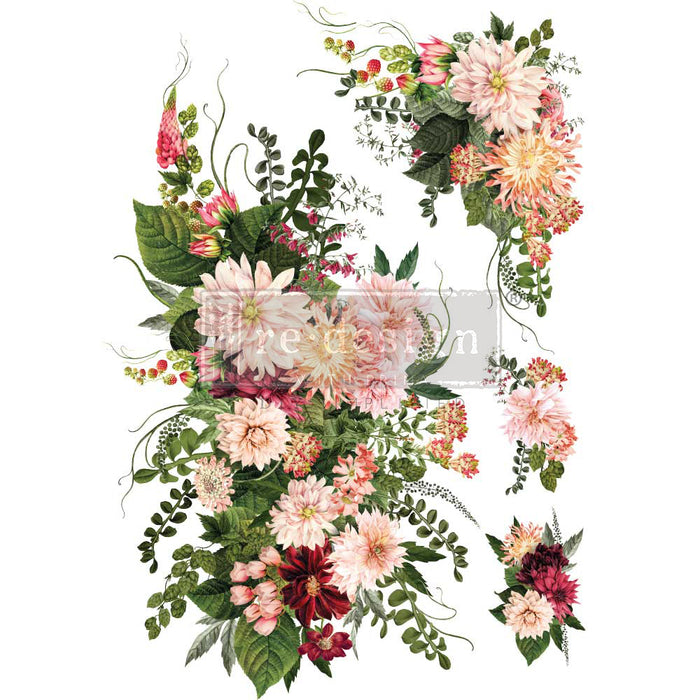 Redesign Decor Transfer - Dahlia Forever