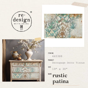 Redesign Decoupage Decor Tissue Paper - Rustic Patina