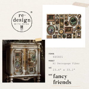 Redesign Decoupage Decor Fiber Tissue Paper A1 - Fancy Friends