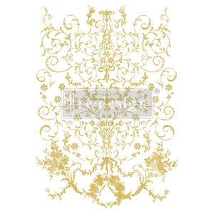 Redesign Decor Transfer - Kacha - Gold Foil - Manor Swirls