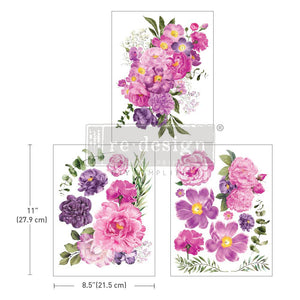 Redesign Decor Middy Transfer - Purple Blossom