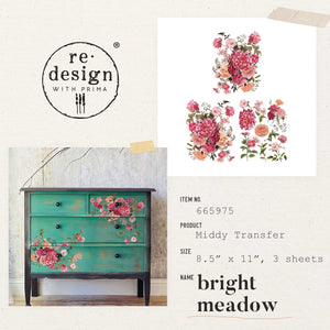 Redesign Decor Middy Transfer - Bright Meadow