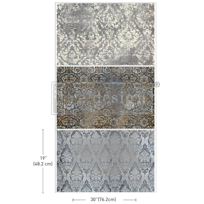 Redesign Decoupage Decor Tissue Paper Triple Pack - Antique Elegance