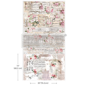 Redesign Decoupage Decor Tissue Paper Triple Pack - Shabby Chic Sheets