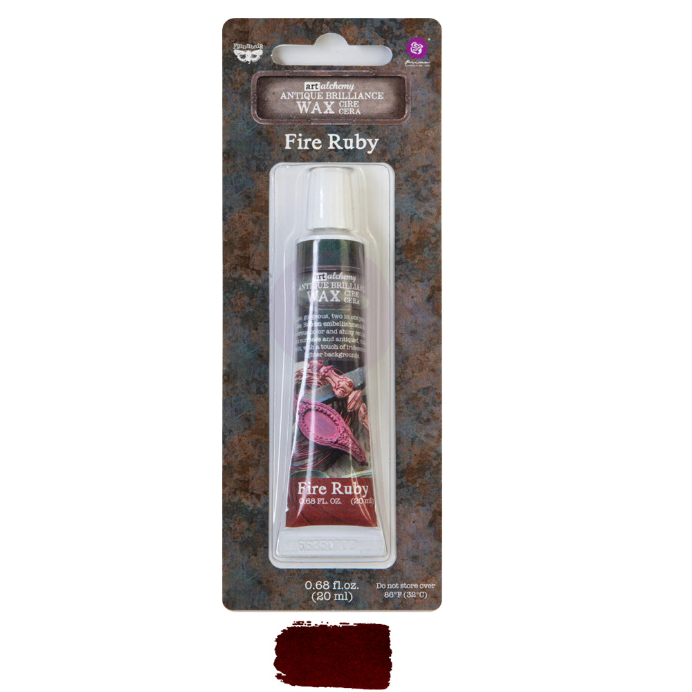 Art Alchemy Antique Brilliance Wax - Fire Ruby