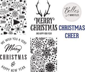 Christmas Cheer Stencil - Belles And Whistles