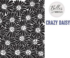 Crazy Daisy Stencil - Belles And Whistles