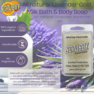 Scrubby Soap - Bath & Body - Goat Milk & Lavender - Dixie Belle Paint