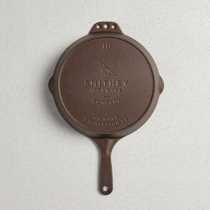 No. 10 Skillet - Cast Iron - Smithey Ironware