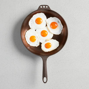 No. 11 Deep Skillet with Glass Lid - Cast Iron - Smithey Ironware