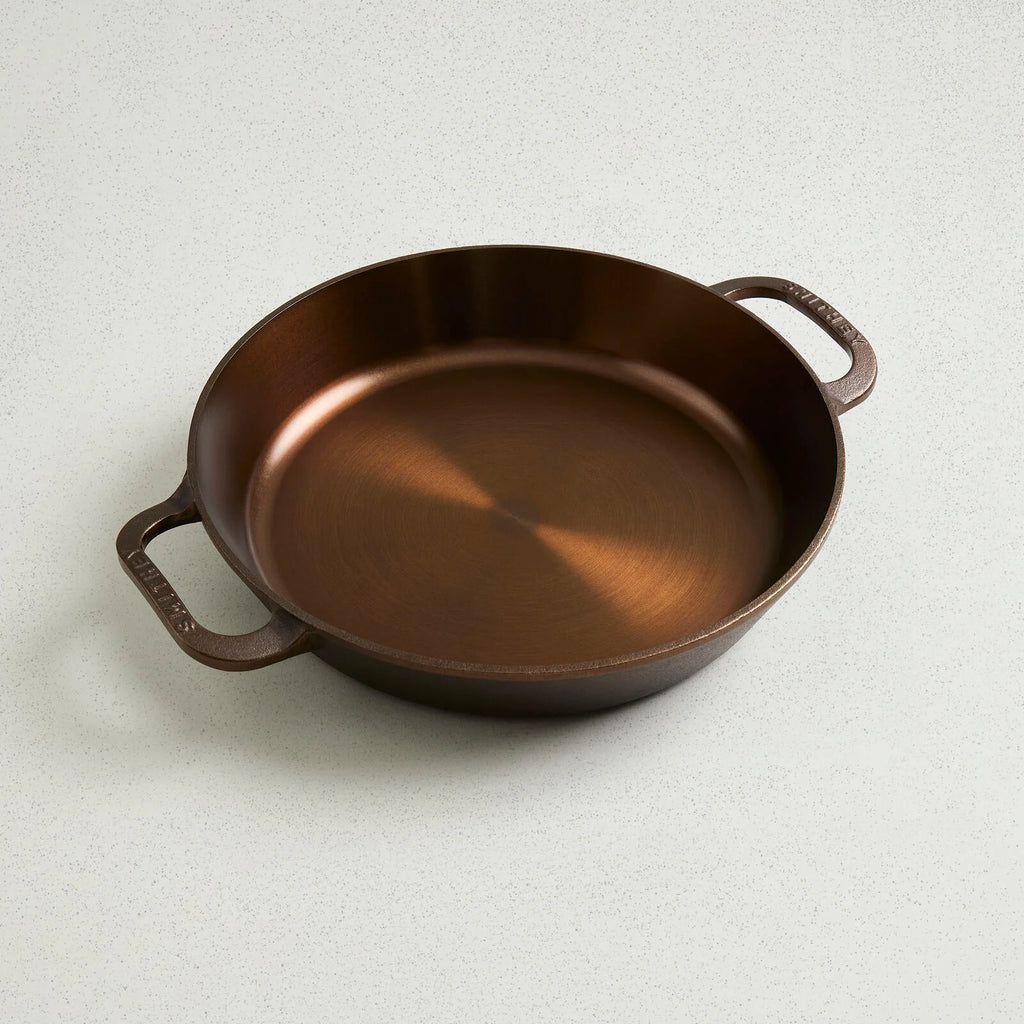 No. 12 Dual Handle Skillet - Cast Iron - Smithey Ironware