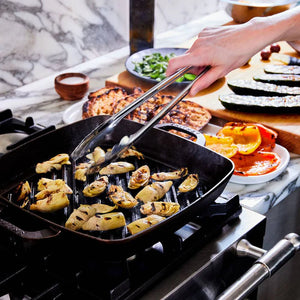 No. 12 Grill Pan - Cast Iron - Smithey Ironware