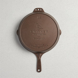 No. 12 Skillet - Cast Iron - Smithey Ironware