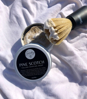 Shaving Soap - Pine Scotch - Sunday Soap