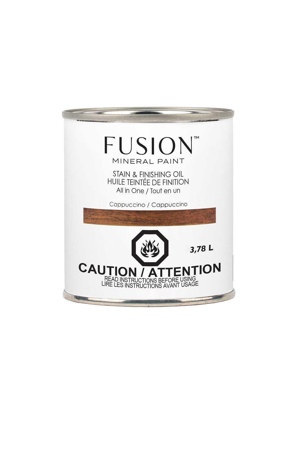 Stain & Finishing Oil (SFO - All in One) - Cappuccino - Fusion Mineral Paint