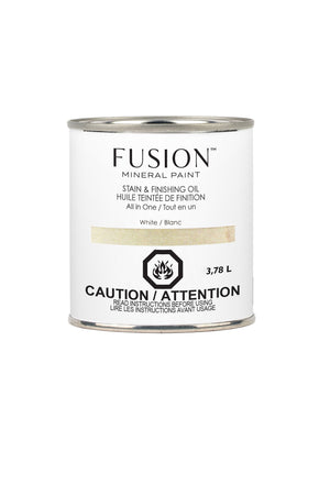 Stain & Finishing Oil (SFO - All in One) - White - Fusion Mineral Paint