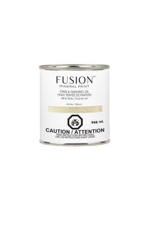 Stain & Finishing Oil (SFO - All in One) - White - Fusion Mineral Paint
