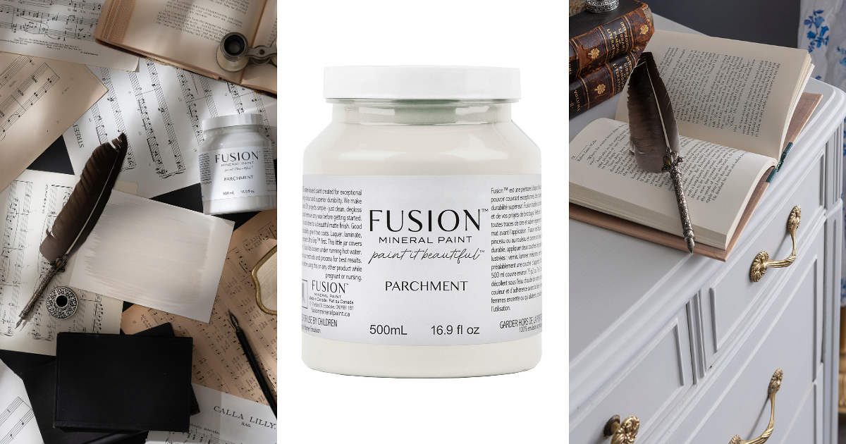 Parchment - Fusion Mineral Paint – Gratefully Restored