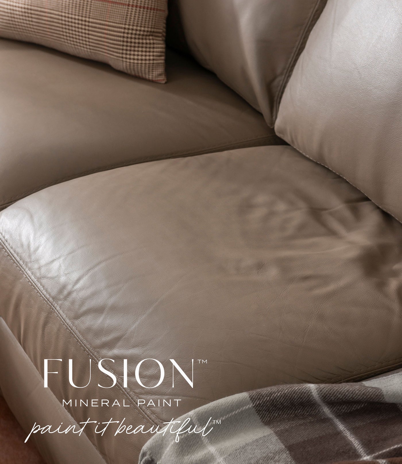 Fusion mineral clearance paint on leather