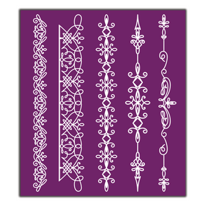 Delicate Lace Silkscreen Stencil Package - Belles And Whistles