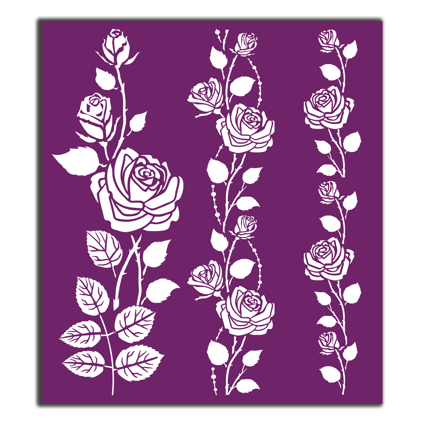 Floral - Silkscreen Stencil