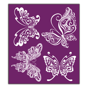 Butterflies Silkscreen Stencil Package - Belles And Whistles