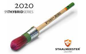 Round - Pro HYBRID 2020 Synthetic Brush - Staalmeester