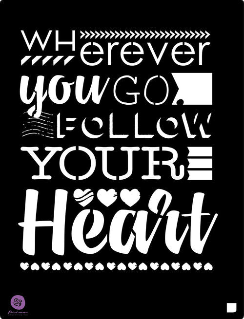 Redesign Stencil - Follow Your Heart