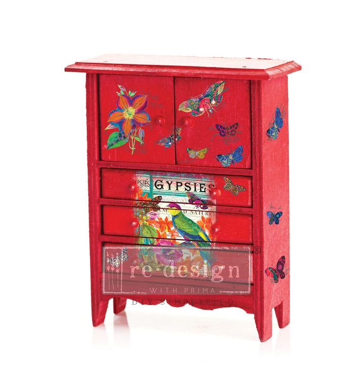 Redesign Decor Transfer - Boho Bird Butterfly