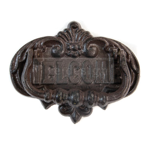Redesign Cast Iron Knocker - Welcome To Our Home Vintage Knocker