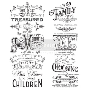 Redesign Decor Transfer - Family Heirlooms