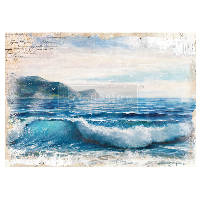 Redesign Decor Transfer - Blue Wave