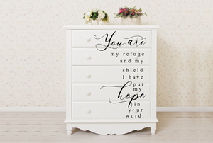 Redesign Decor Transfer - My Refuge (Hope)