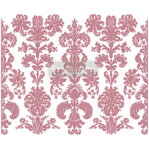 Redesign Decor Clear-Cling Stamps - Stamped Damask