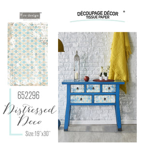 Redesign Decoupage Decor Tissue Paper - Distressed Deco