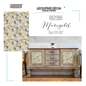 Redesign Decoupage Decor Tissue Paper - Marigold