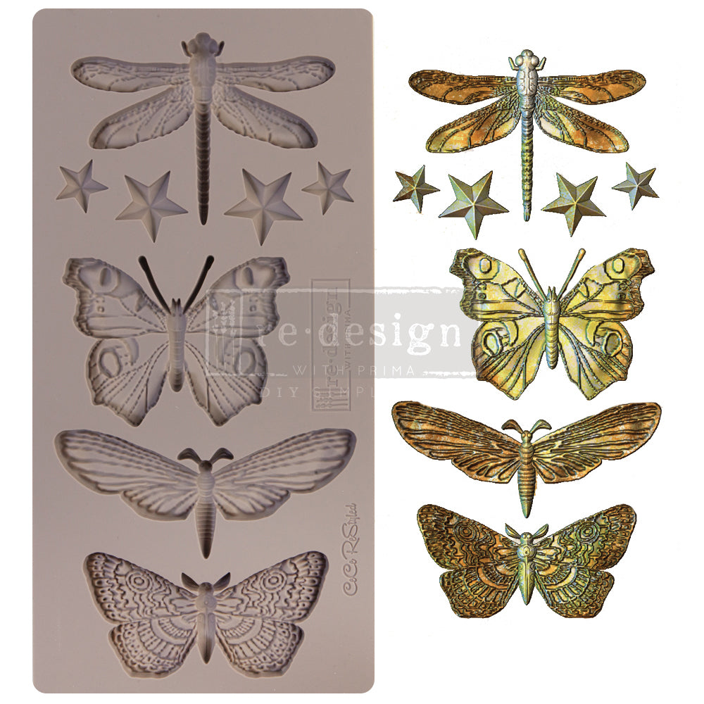 Redesign Decor Mould - CeCe ReStyled - Insecta & Stars