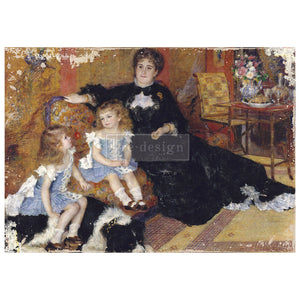 Redesign Decoupage Decor Rice Paper A1 - Family Moment
