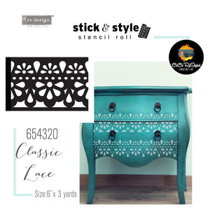 Redesign Stick & Style Stencil Roll - CeCe ReStyled - Classic Lace