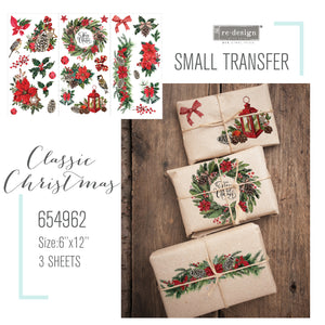 Redesign Decor Small Transfer - Classic Christmas