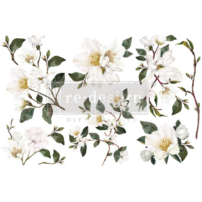 Redesign Decor Small Transfer - White Magnolia