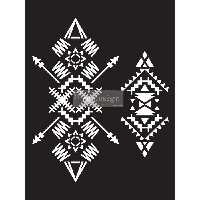 Redesign Decor Stencil - Tribal Imprint