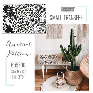 Redesign Decor Small Transfer - Animal Patterns